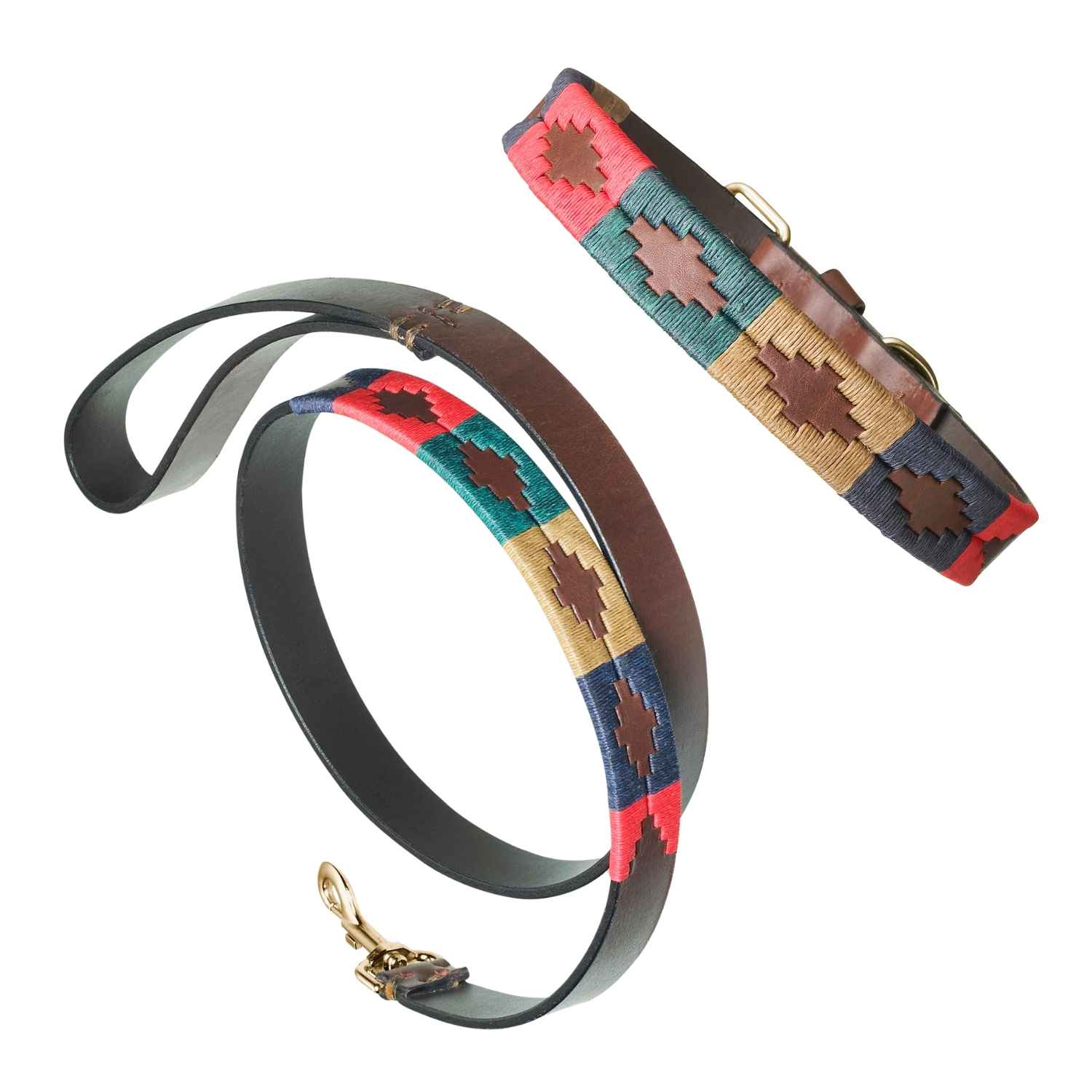 Hundehalsband und Leine Set - Navidad