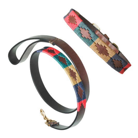 Hundehalsband und Leine Set - Navidad