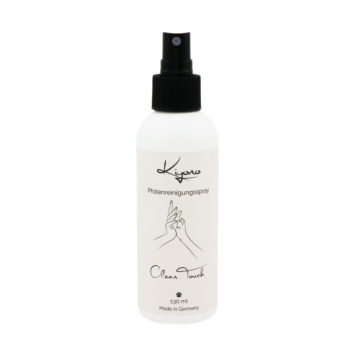 Kiyono´s Pfotenreinigungsspray  Clean Touch, zur Reinigung schmutziger Pfoten, antibakteriell.