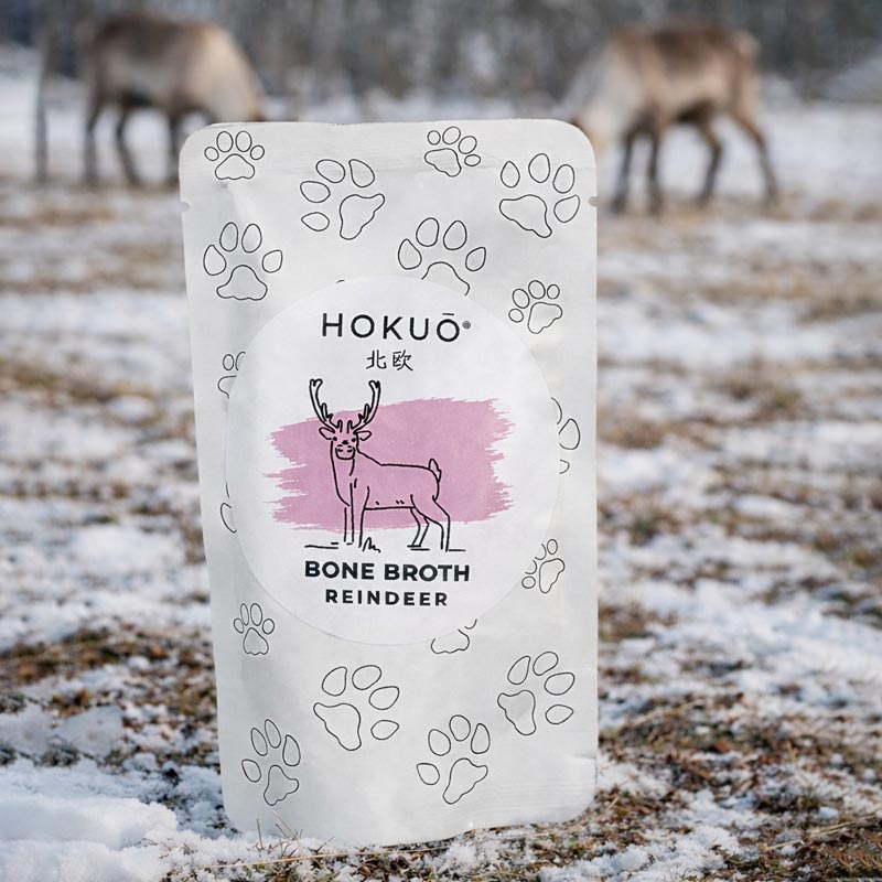 Rentierknochenbrühe für Katzen & Hunde
