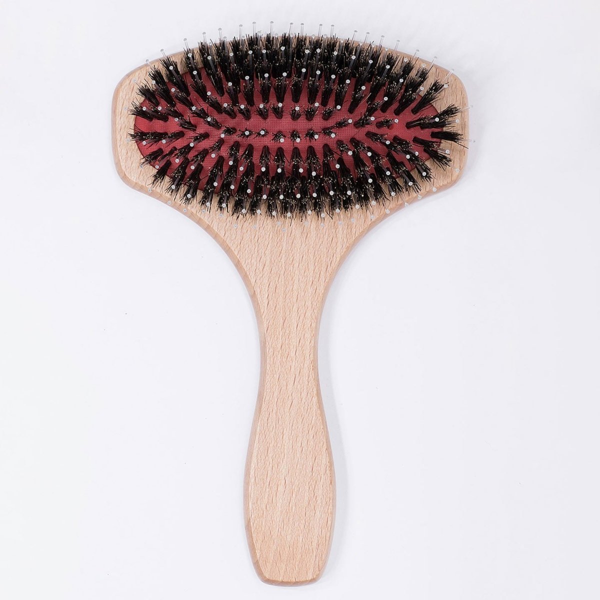 Hundebürste Shinrai mit Naturborsten und Nylonstiften – ideal für empfindliche Hundehaut